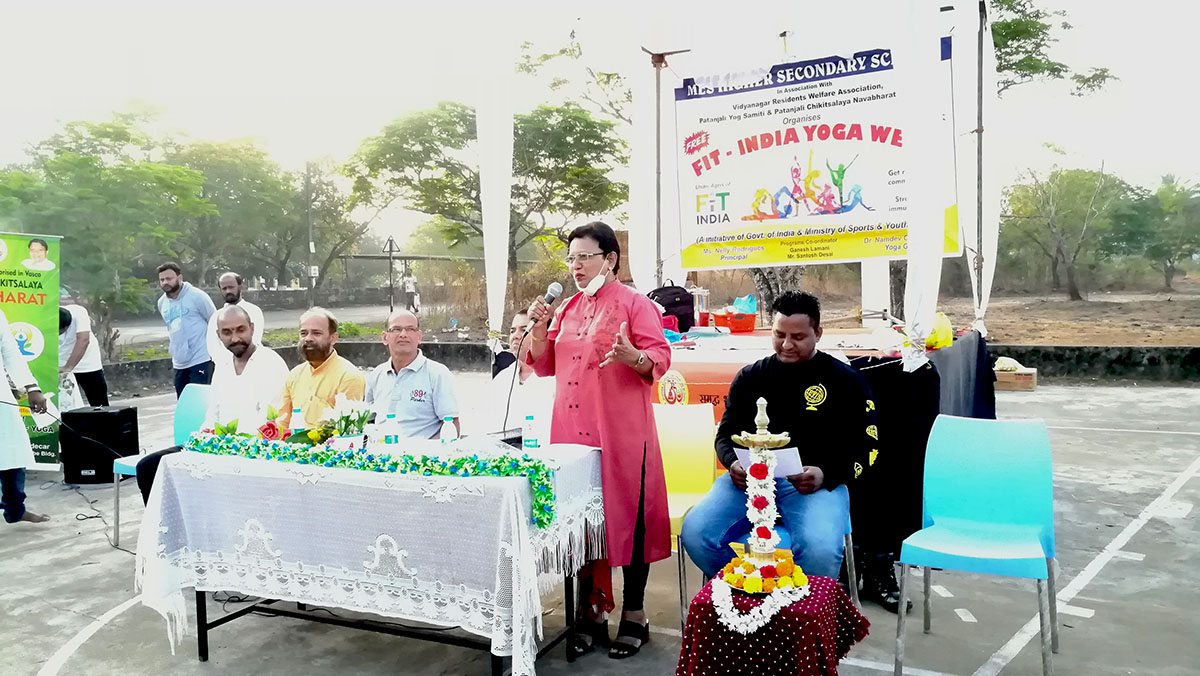 Principal Nelly Rodrigues gave an excellent speech.